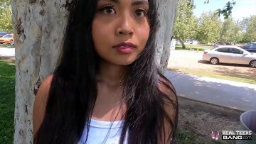 Luna Mills: Asian Teen's First Porn Casting